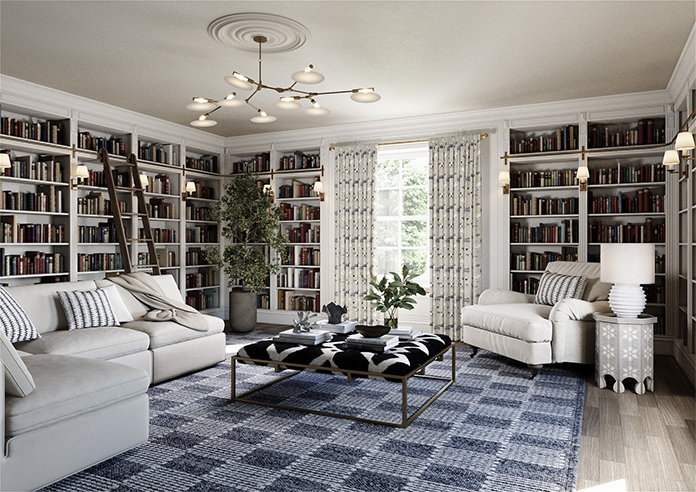 Baa Baa, Charcoal - Made to Measure Curtains - Image 7